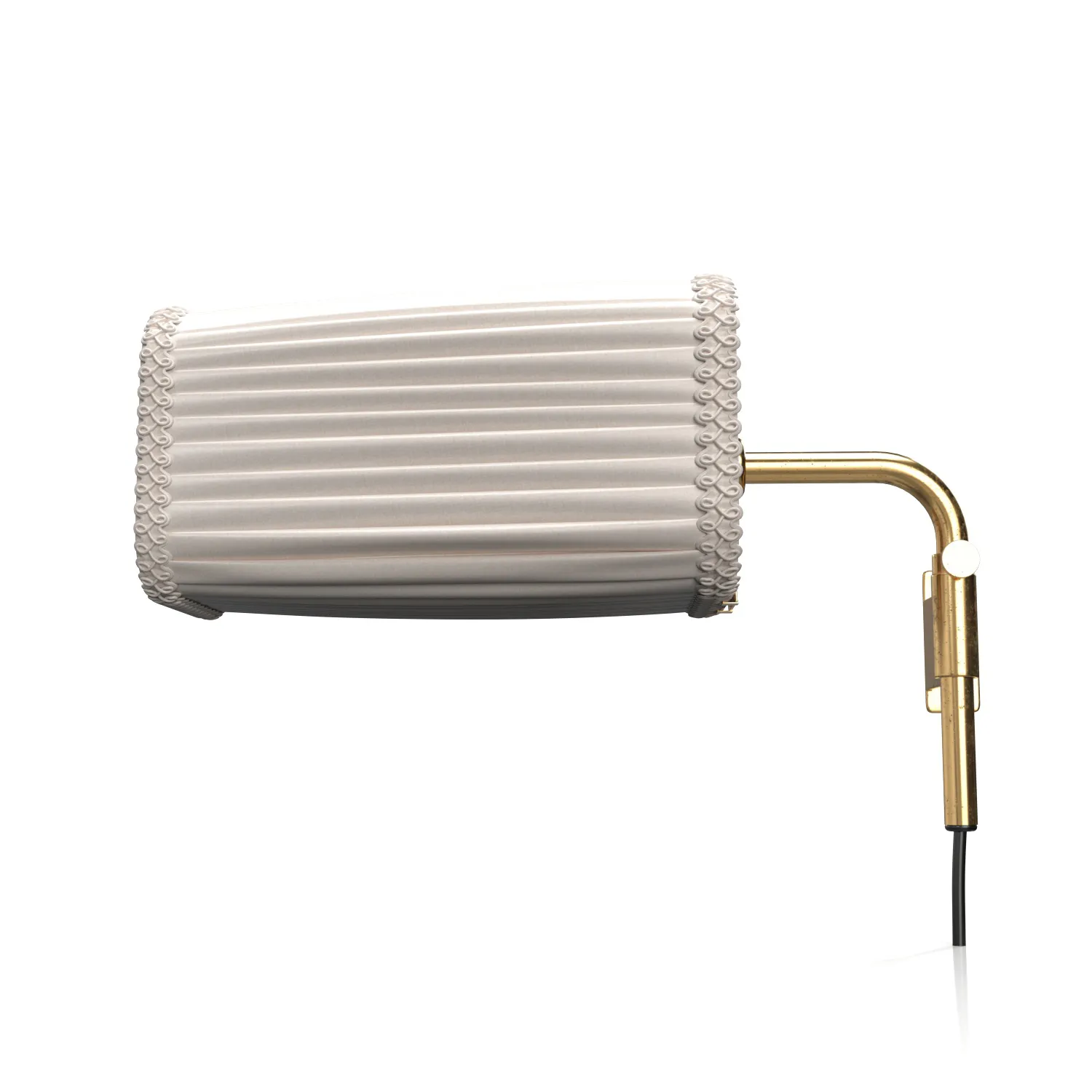 Solid Brass Paavo Tynell Wall Lamp PBR 3D Model_04